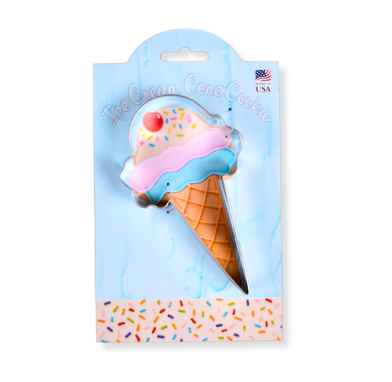 Ice Cream Cone Cookie Cutter | www.sprinklebeesweet.com