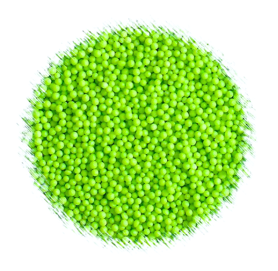 Lime Green Nonpareils | www.sprinklebeesweet.com