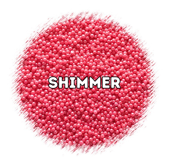 Bulk Nonpareils: Shimmer Pink | www.sprinklebeesweet.com
