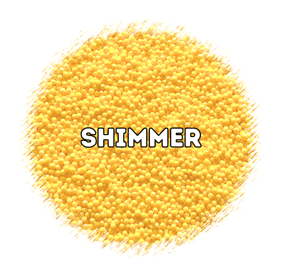 Shimmer Golden Yellow Nonpareils | www.sprinklebeesweet.com