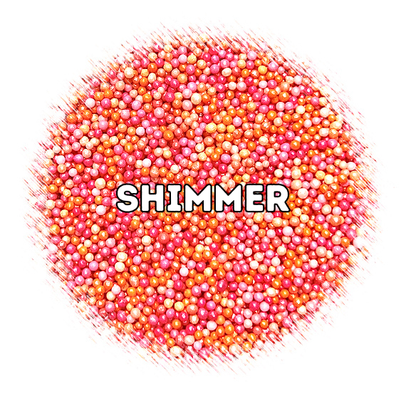 Shimmer Pumpkin Sherbet Nonpareils | www.sprinklebeesweet.com