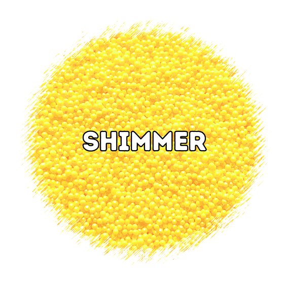 Shimmer Yellow Nonpareils | www.sprinklebeesweet.com