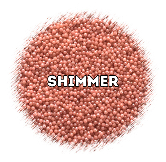Shimmer Nonpareils: Lipstick Pink | www.sprinklebeesweet.com