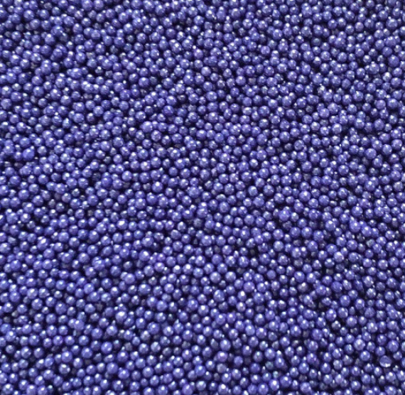 Bulk Nonpareils: Shimmer Dark Purple | www.sprinklebeesweet.com