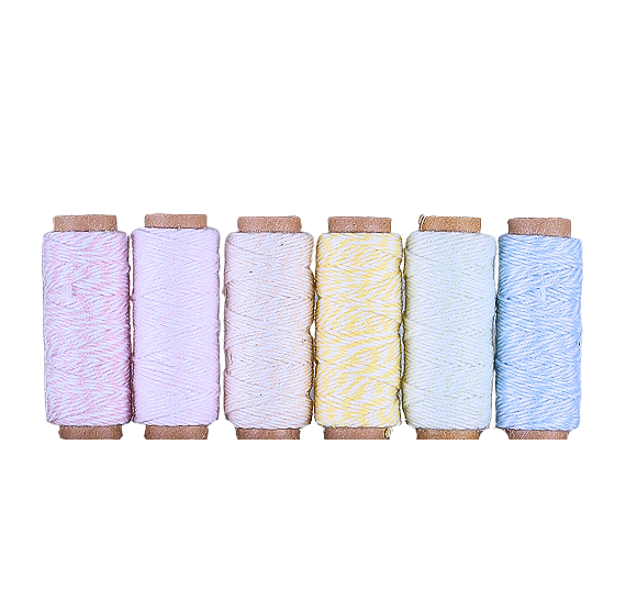 Rainbow Pastel Bakers Twine Spool Set | www.sprinklebeesweet.com