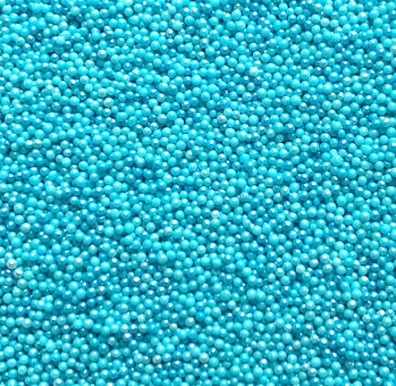 Shimmer Sky Blue Nonpareils | www.sprinklebeesweet.com