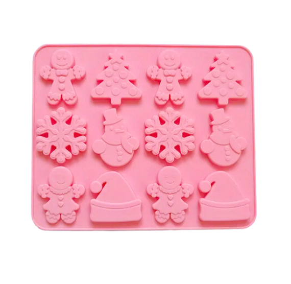 Thin Christmas Chocolate Mold | www.sprinklebeesweet.com