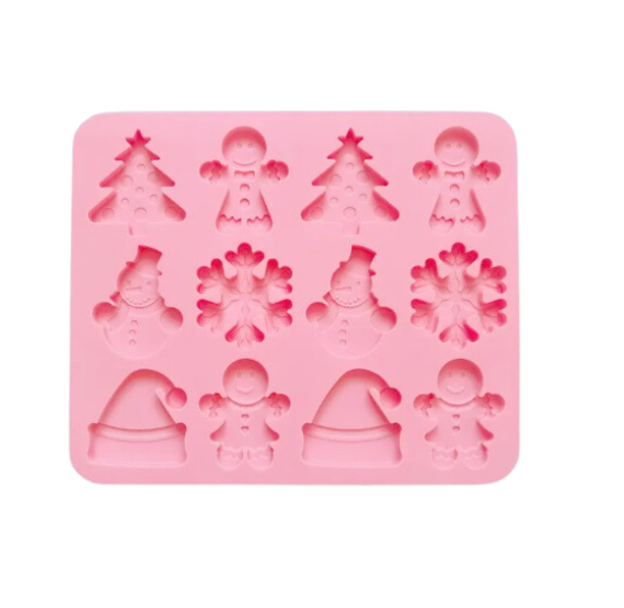 Thin Christmas Chocolate Mold | www.sprinklebeesweet.com