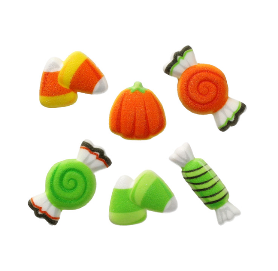 BULK Halloween Sweets Sugar Toppers: 216 Count | www.sprinklebeesweet.com