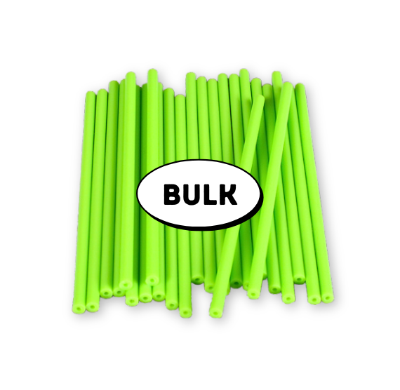 Bulk Lime Green Lollipop Sticks: 4.5" | www.sprinklebeesweet.com