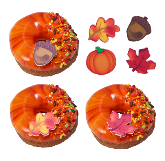 Fall Edible Icing Decorations | www.sprinklebeesweet.com