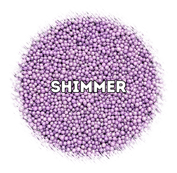Shimmer Soft Purple Nonpareils | www.sprinklebeesweet.com