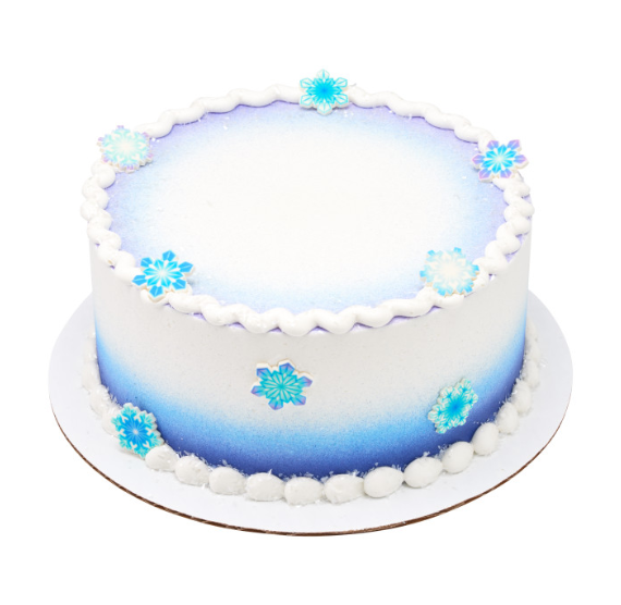 Snowflake Edible Icing Decorations | www.sprinklebeesweet.com