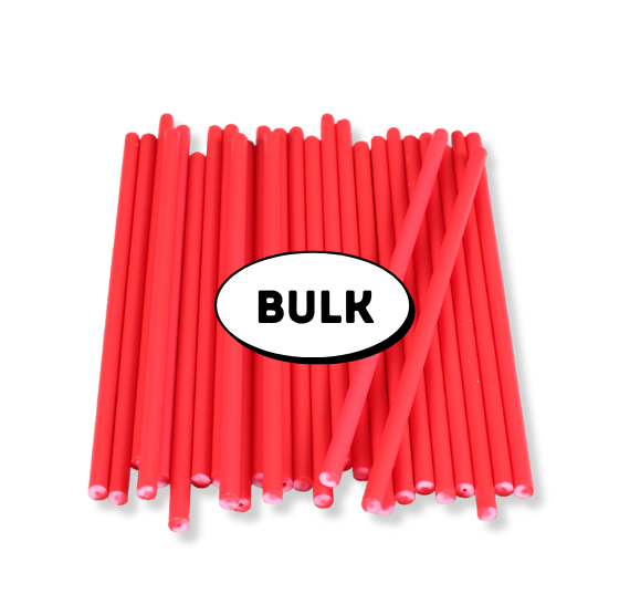 Bulk Red Lollipop Sticks: 4.5" | www.sprinklebeesweet.com