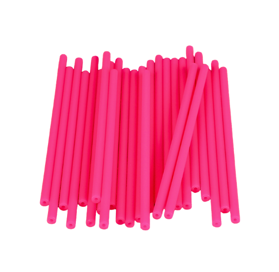 Bulk Hot Pink Lollipop Sticks: 4.5" | www.sprinklebeesweet.com