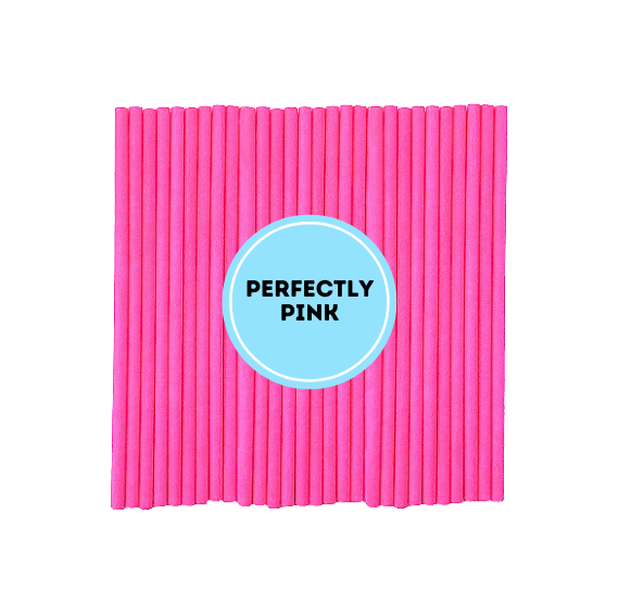 Pink Paper Lollipop Sticks: 4" | www.sprinklebeesweet.com