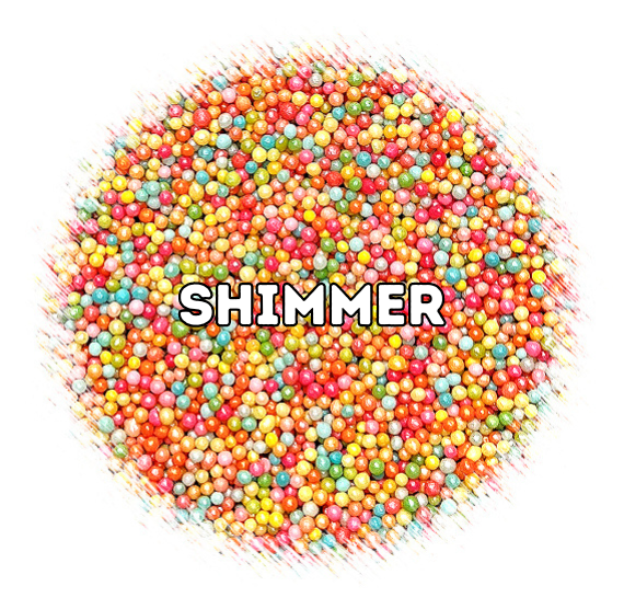Bulk Nonpareils: Shimmer Summertime | www.sprinklebeesweet.com