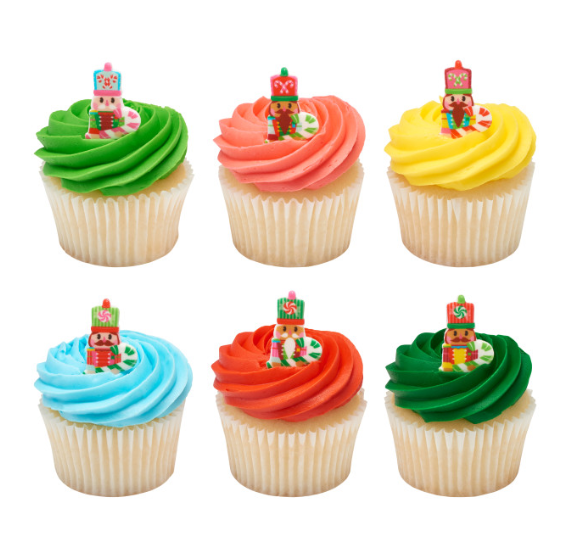Christmas Edible Icing Decorations: Nutcracker | www.sprinklebeesweet.com