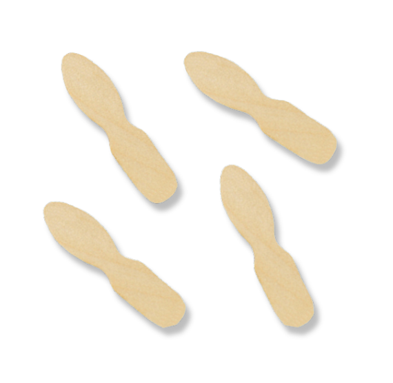 Small Wooden Ice Cream Sticks: 3": bulk 500 CT | www.sprinklebeesweet.com