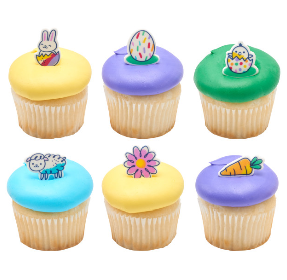 Easter Edible Icing Decorations: 36 Count | www.sprinklebeesweet.com