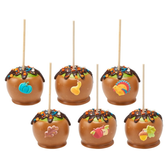 Thanksgiving Harvest Sugar Toppers | www.sprinklebeesweet.com