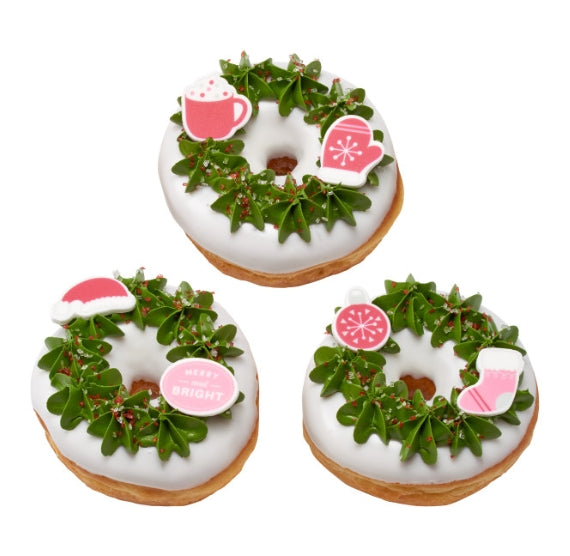 Merry & Bright Edible Icing Decorations: 36 Count | www.sprinklebeesweet.com