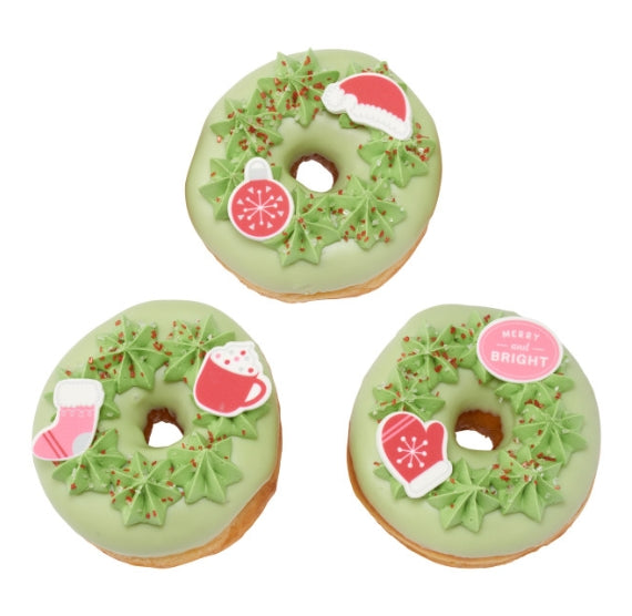 Merry & Bright Edible Icing Decorations | www.sprinklebeesweet.com