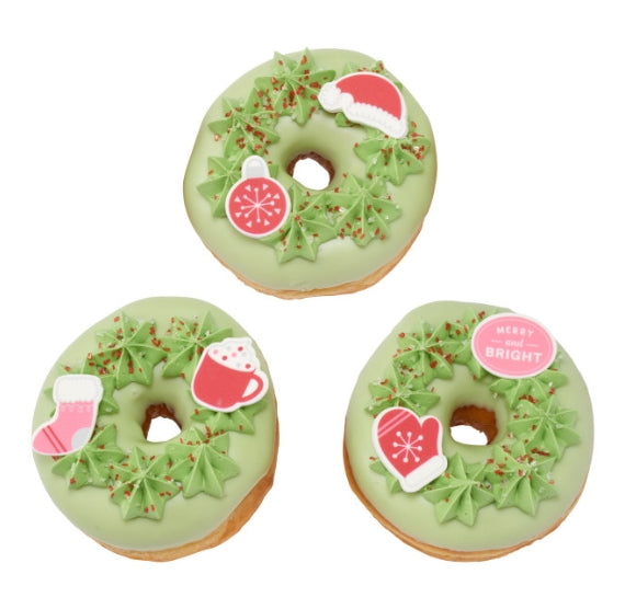 Merry & Bright Edible Icing Decorations: 36 Count | www.sprinklebeesweet.com