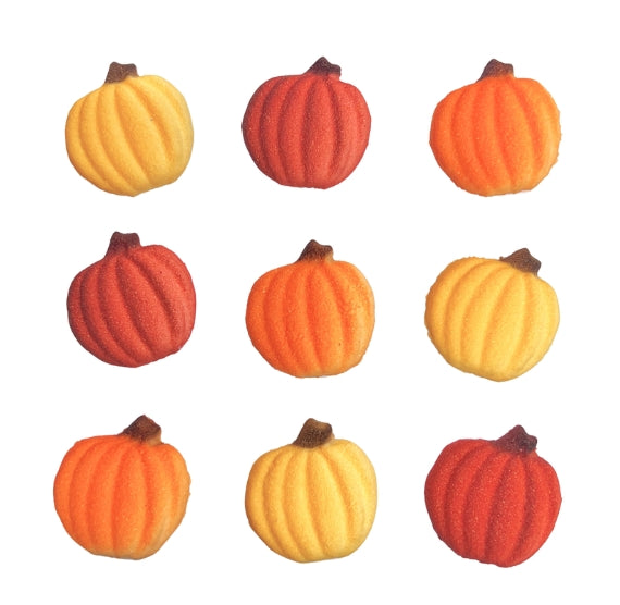 Pumpkin Sugar Toppers | www.sprinklebeesweet.com