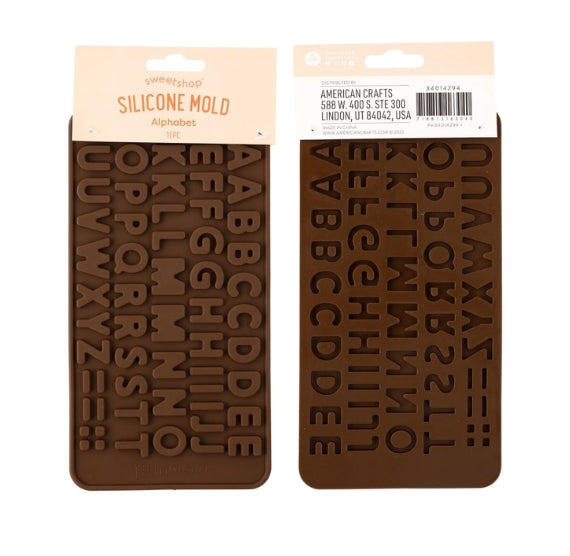 Sweetshop Alphabet Mold | www.sprinklebeesweet.com
