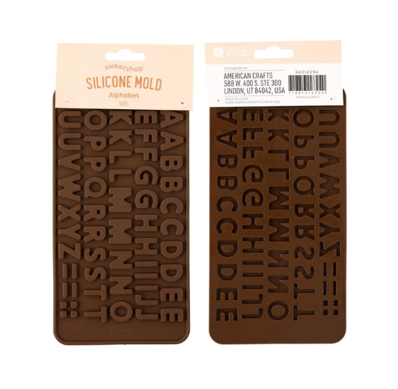 Sweetshop Alphabet Mold | www.sprinklebeesweet.com