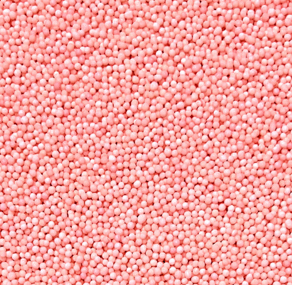 Baby Pink Nonpareils | www.sprinklebeesweet.com