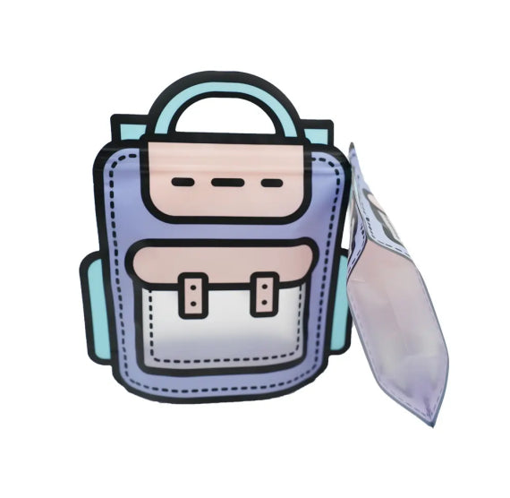 Back Pack Shaped Cookie Bags | www.sprinklebeesweet.com