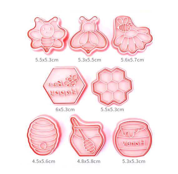 Honey Bee Cookie Cutter & Stampers Set | www.sprinklebeesweet.com