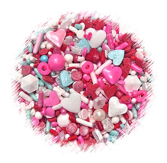 Sprinklefetti™ Sprinkle Mix: Be Mine | www.sprinklebeesweet.com