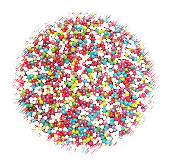 Christmas Nonpareils Mix: Merry & Bright | www.sprinklebeesweet.com