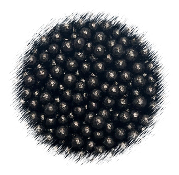 Black Sugar Pearls: 4mm | www.sprinklebeesweet.com