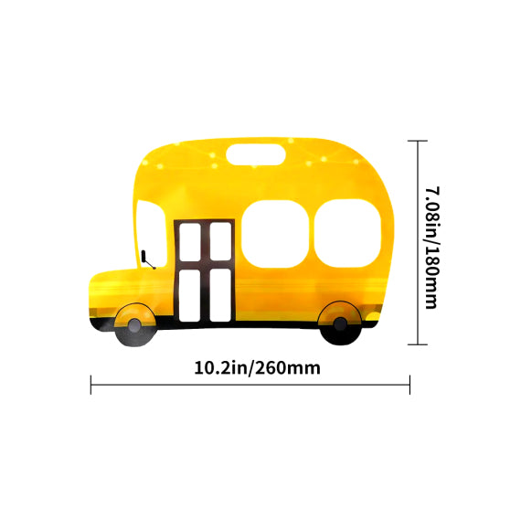 School Bus Shaped Cookie Bags | www.sprinklebeesweet.com