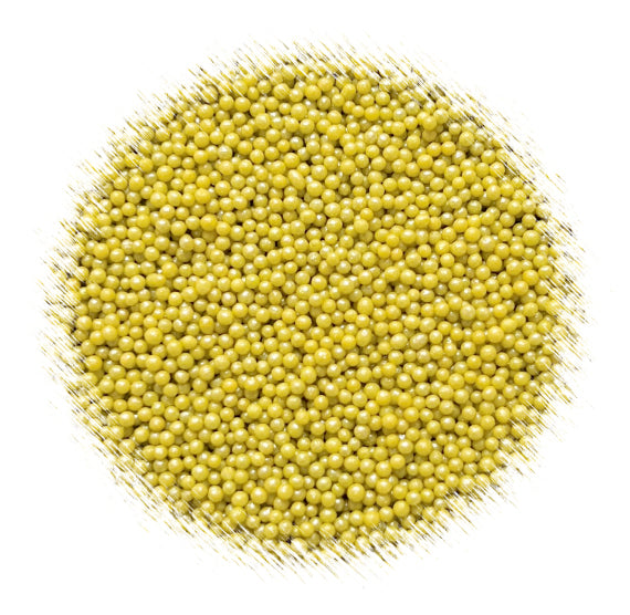 Shimmer Chartreuse Nonpareils | www.sprinklebeesweet.com