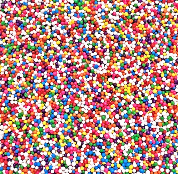 Classic Rainbow Nonpareils Mix | www.sprinklebeesweet.com