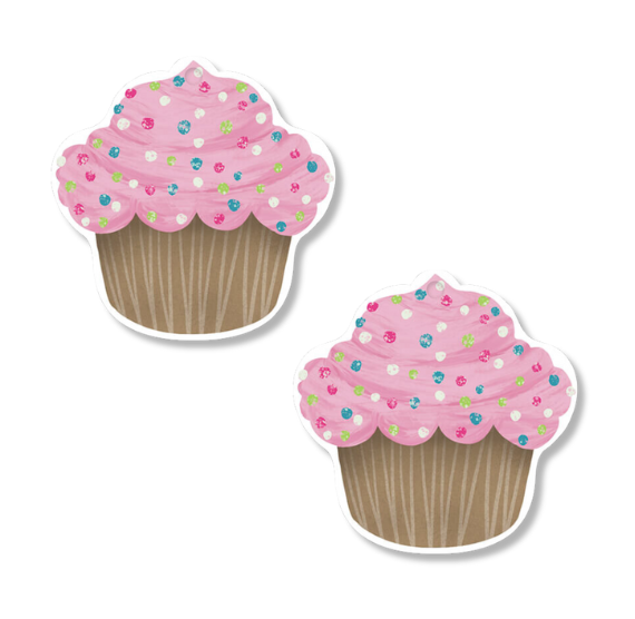 Cupcake Shaped Gift Tags: 50 Count | www.sprinklebeesweet.com