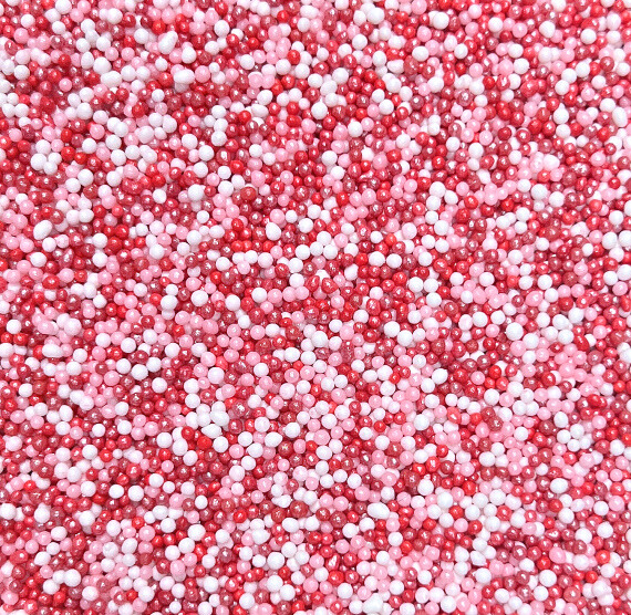 Bulk Valentine's Day Nonpareils: Cutie Pie | www.sprinklebeesweet.com