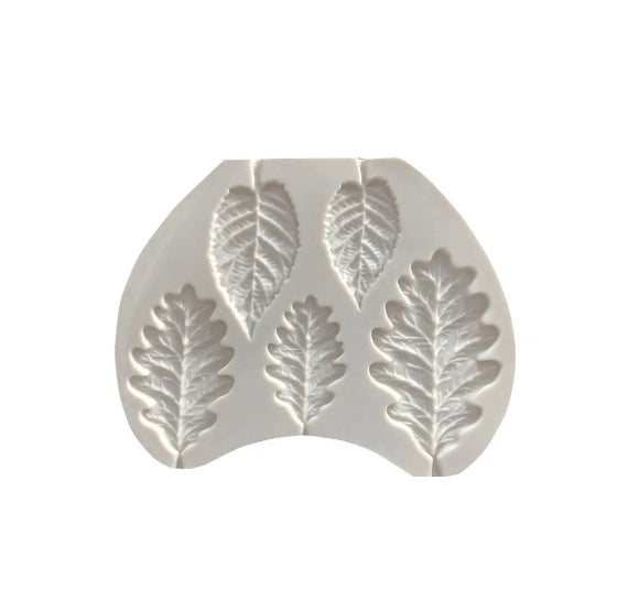 Birch and Oak Leaf Mold: Fondant & Chocolate | www.sprinklebeesweet.com