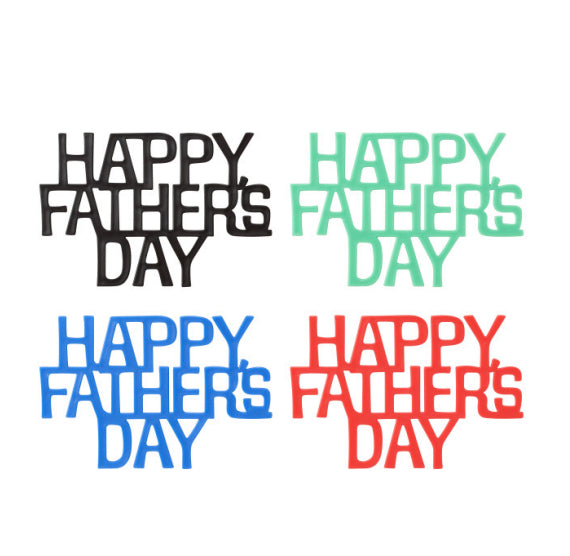 Happy Father's Day Cake Topper Set of 4 | www.sprinklebeesweet.com
