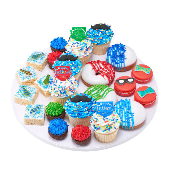 Happy Father's Day Cupcake Picks | www.sprinklebeesweet.com