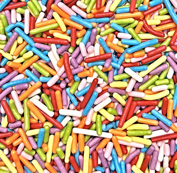 Fiesta Rainbow Jimmies Mix | www.sprinklebeesweet.com