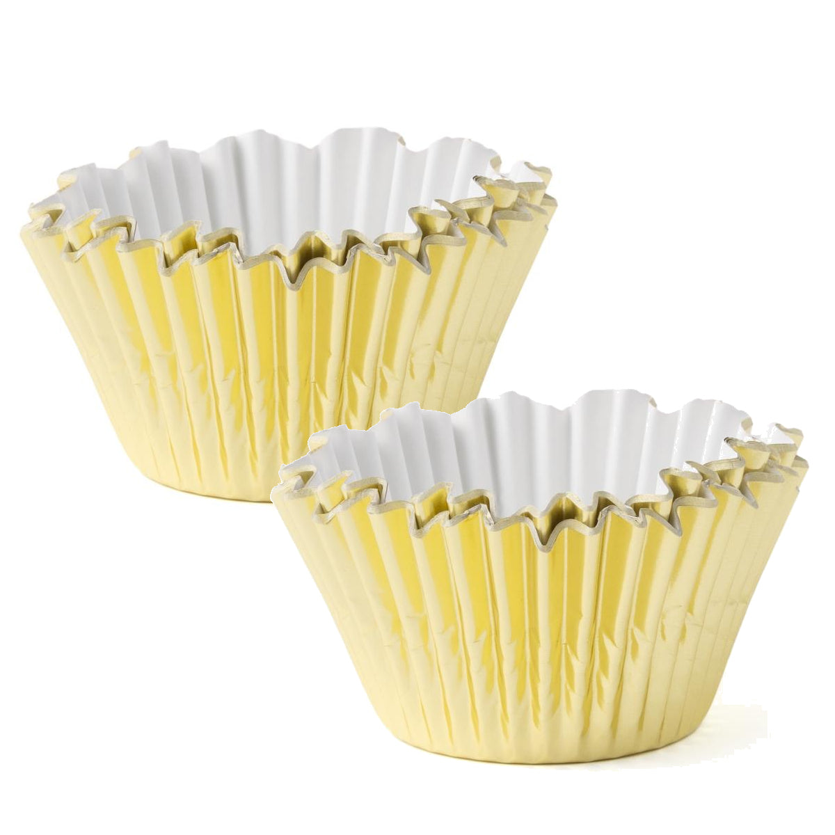 Sweetshop Cupcake Liners: Foil Gold | www.sprinklebeesweet.com