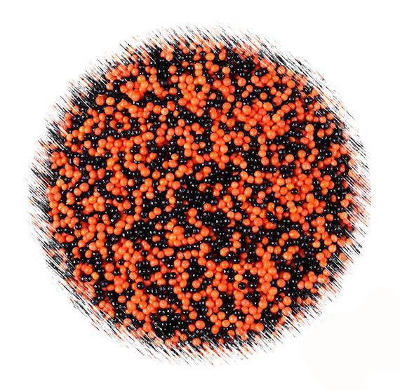 Bulk Nonpareils: Halloween Black & Orange | www.sprinklebeesweet.com