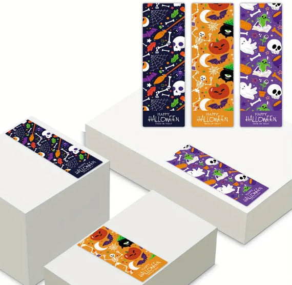 Halloween Treat Box Stickers: 5 Designs | www.sprinklebeesweet.com