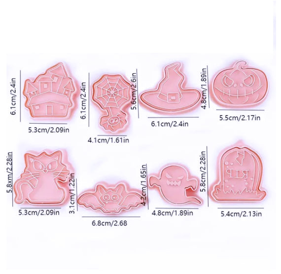 Halloween Cookie Cutter & Stampers Set | www.sprinklebeesweet.com